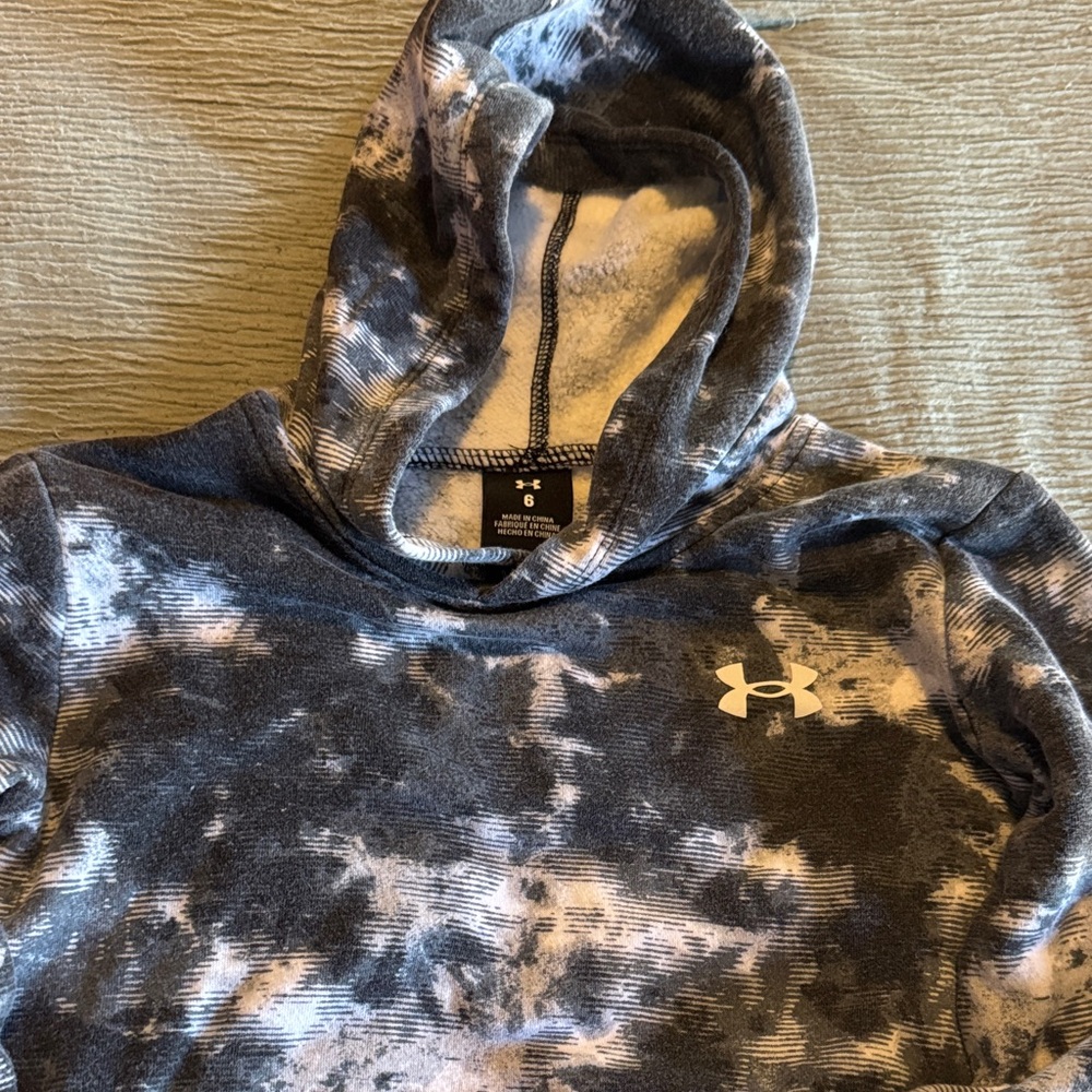 Under Armour Black and White Hoodie
